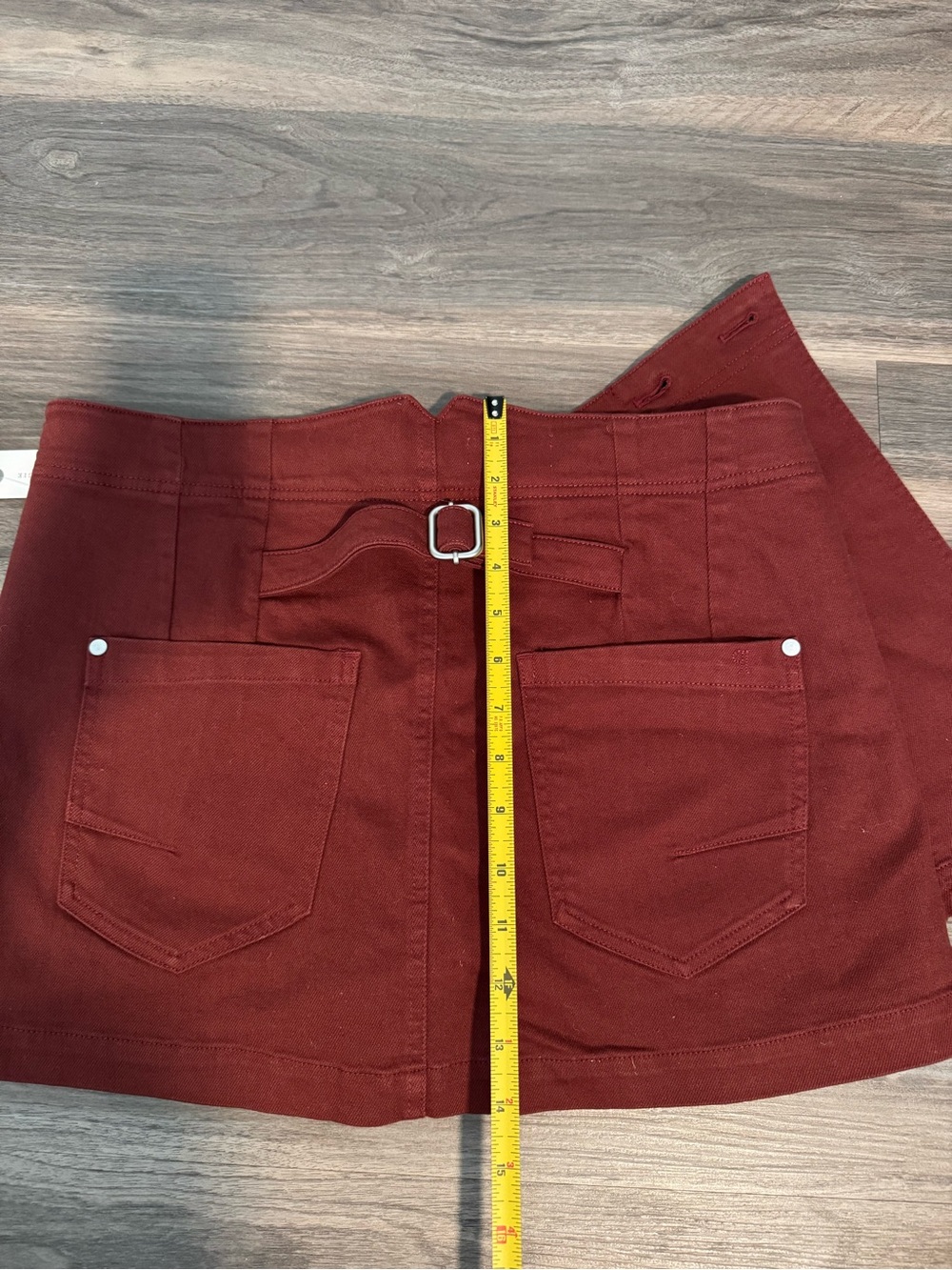 Pilcro Rust-Brown High-Rise Skort - Picture 7 of 7